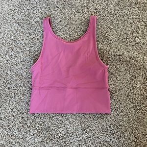 Lululemon size 4 power pivot tank top, pow pink(maybe)